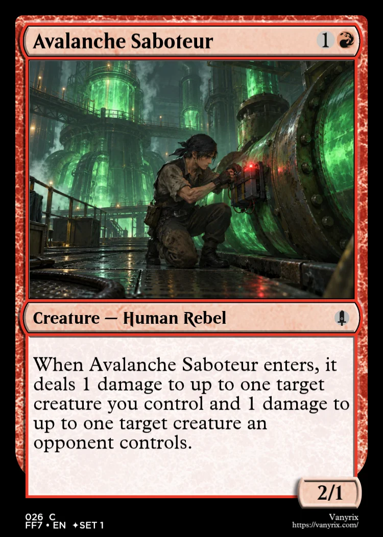 Avalanche Saboteur