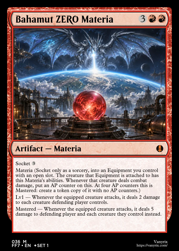 Bahamut ZERO Materia
