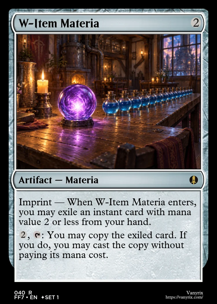 W-Item Materia
