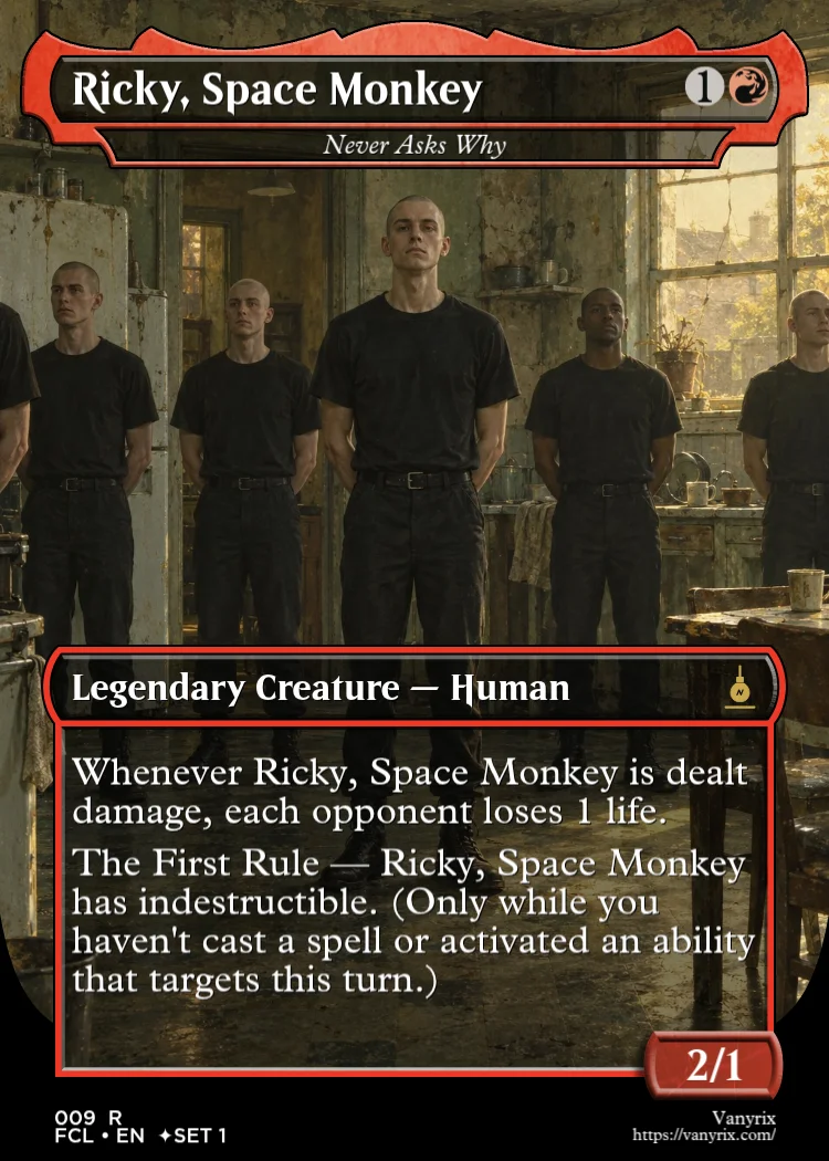 Ricky, Space Monkey