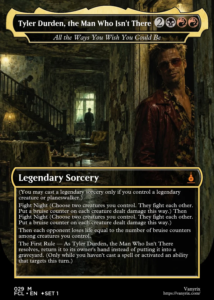 Tyler Durden, the Man Who Isn't There