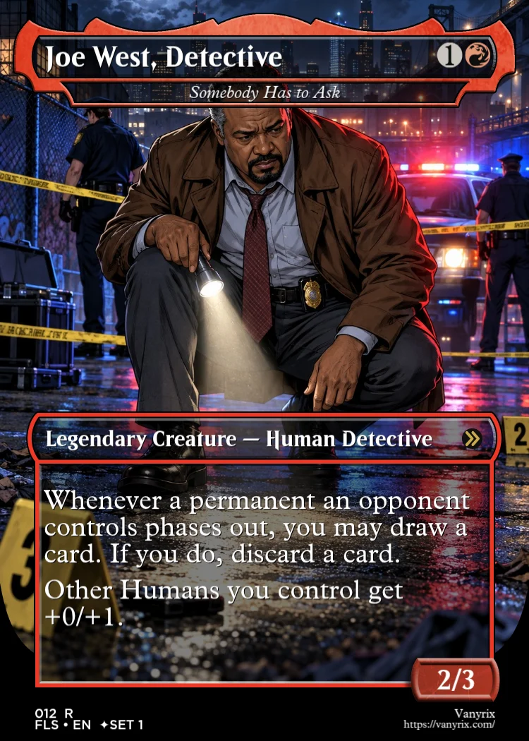 Joe West, Detective