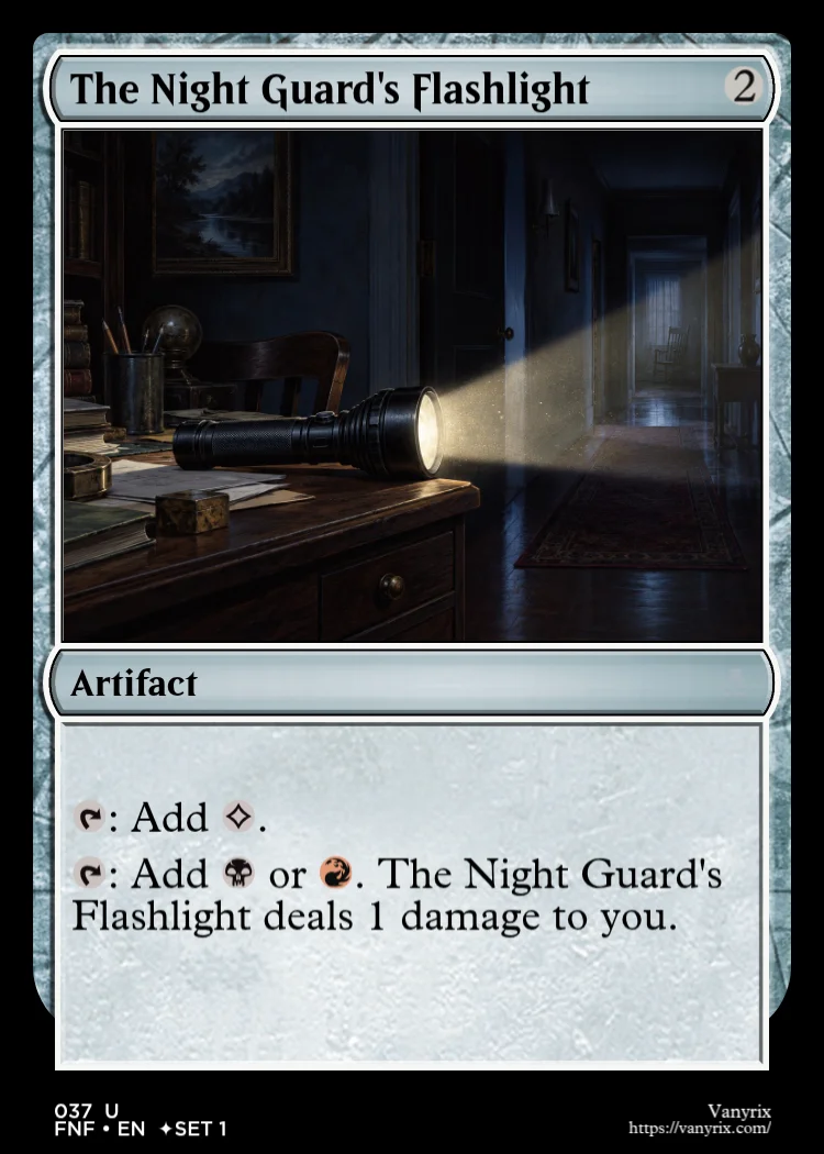 The Night Guard's Flashlight