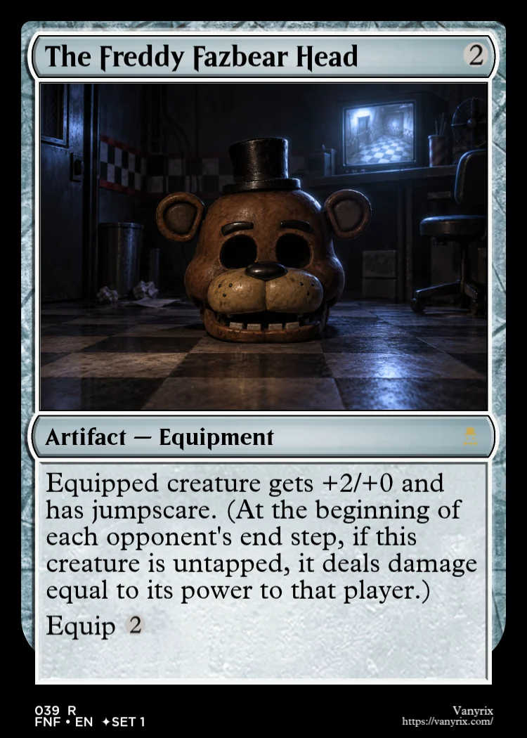 The Freddy Fazbear Head