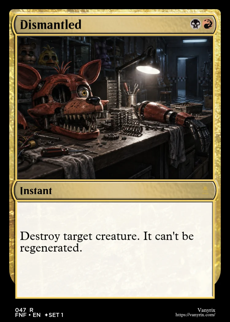 Dismantled