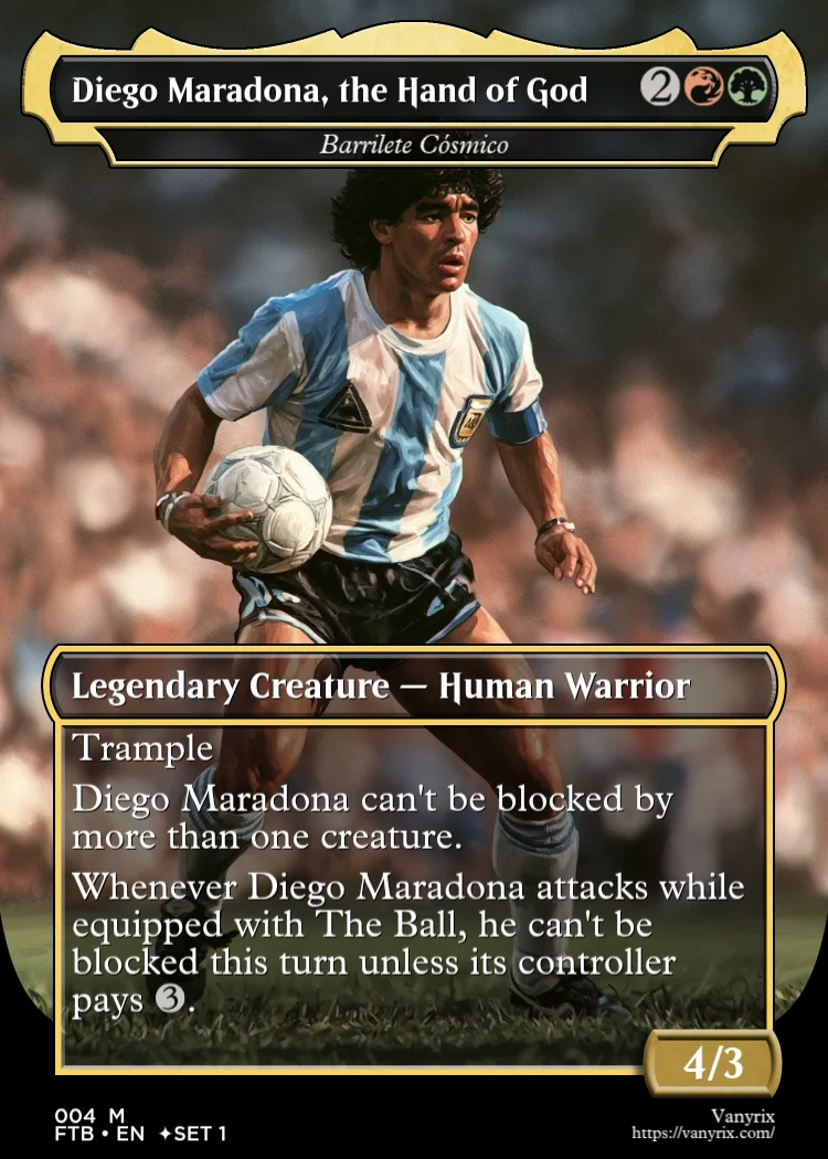 Diego Maradona, the Hand of God