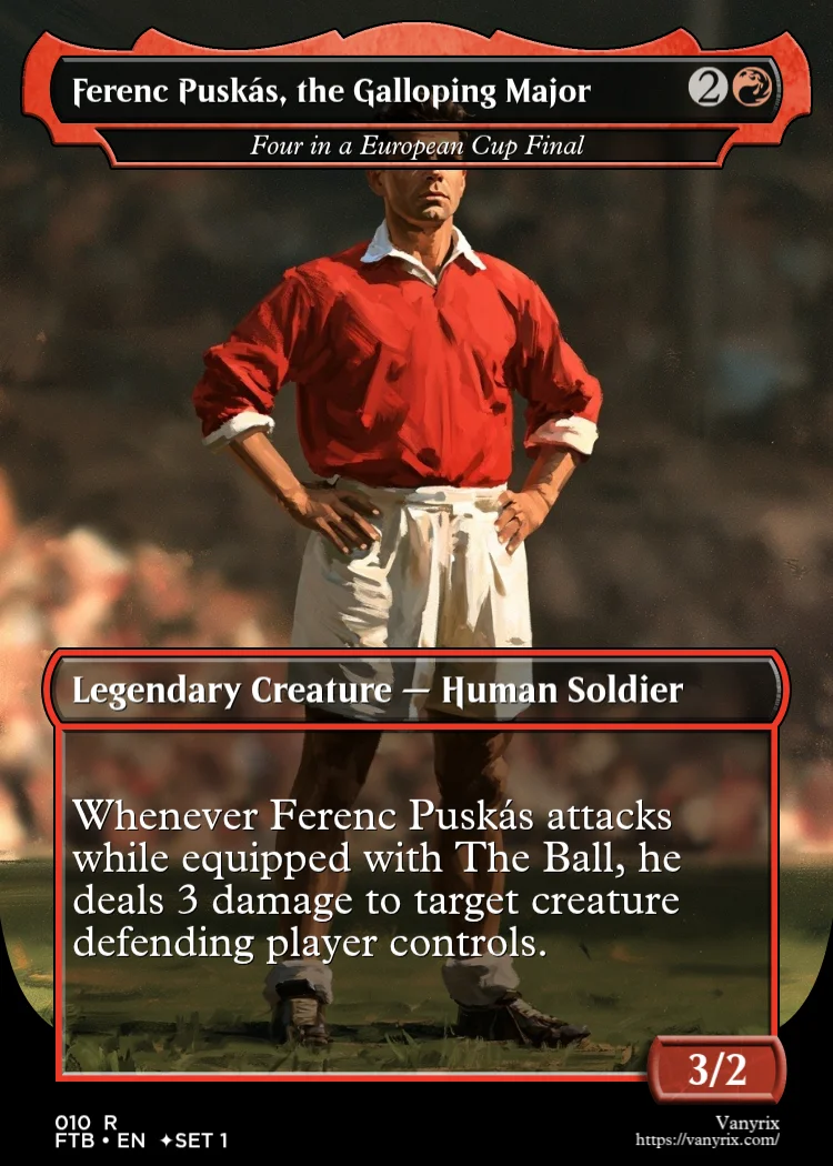 Ferenc Puskás, the Galloping Major