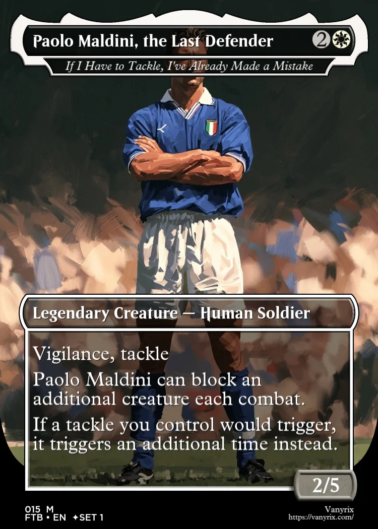 Paolo Maldini, the Last Defender