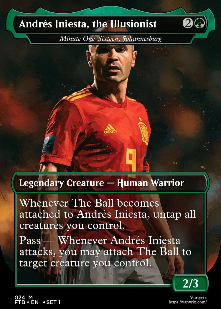 Andrés Iniesta, the Illusionist