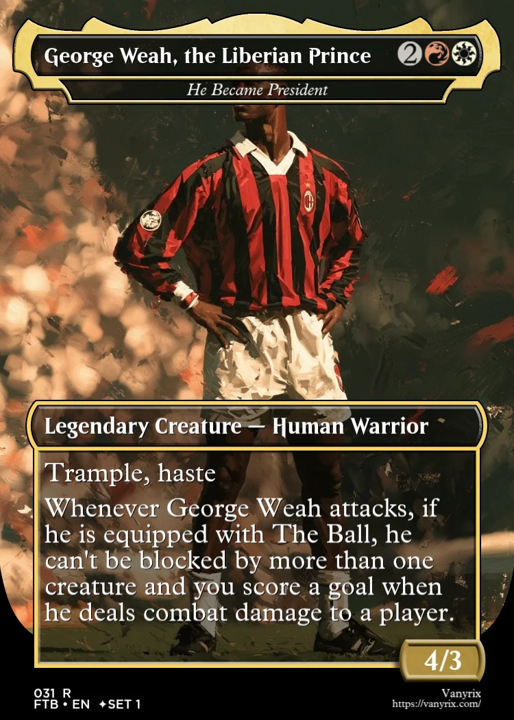 George Weah, the Liberian Prince