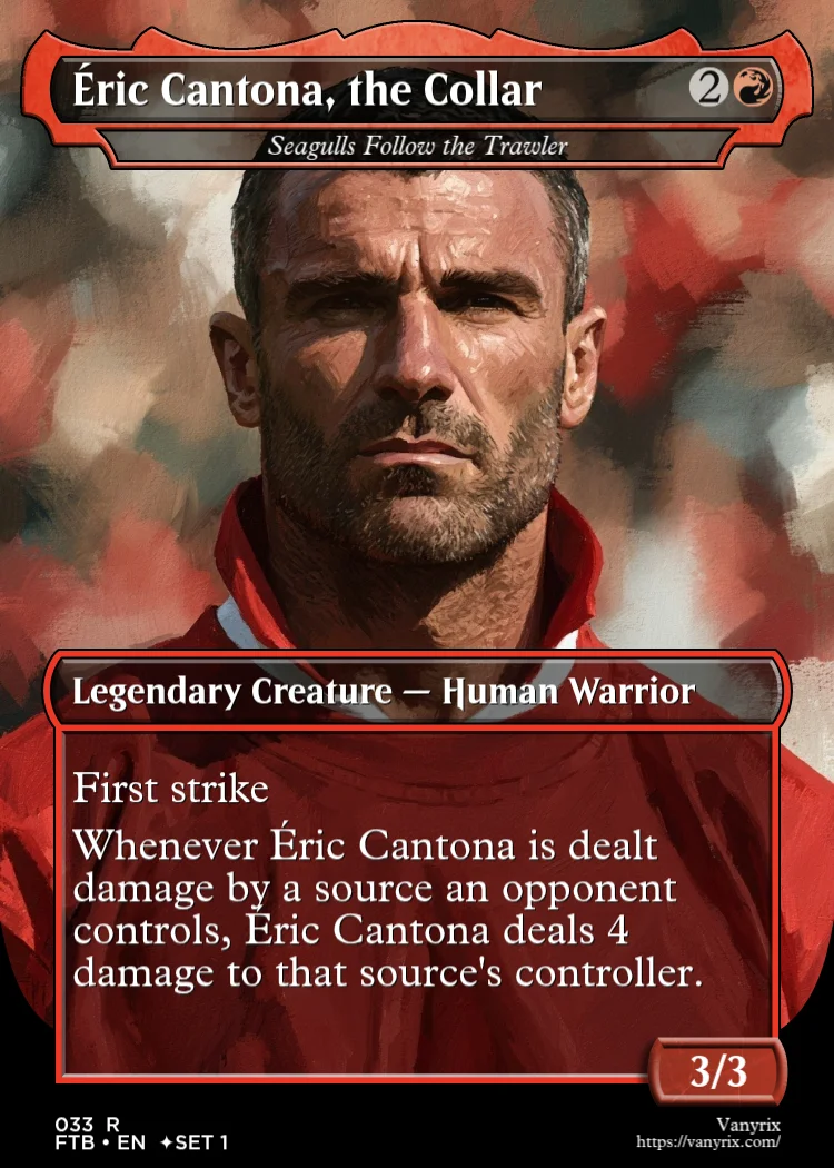 Éric Cantona, the Collar