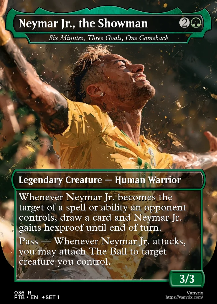 Neymar Jr., the Showman