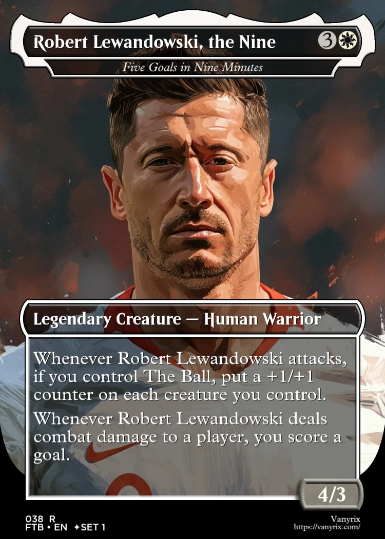 Robert Lewandowski, the Nine