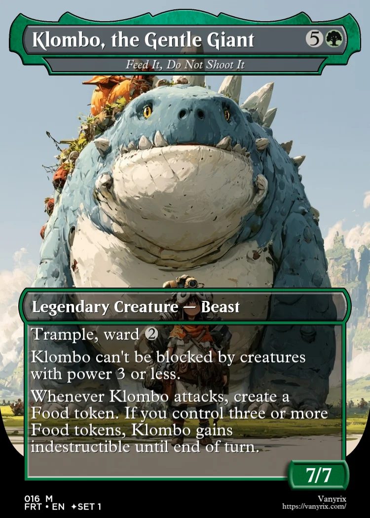 Klombo, the Gentle Giant