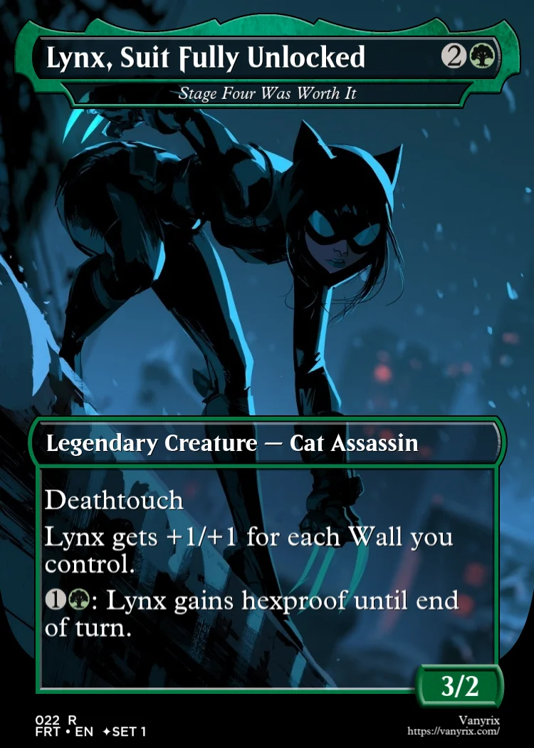 Lynx, Suit Fully Unlocked