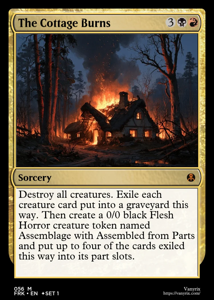 The Cottage Burns