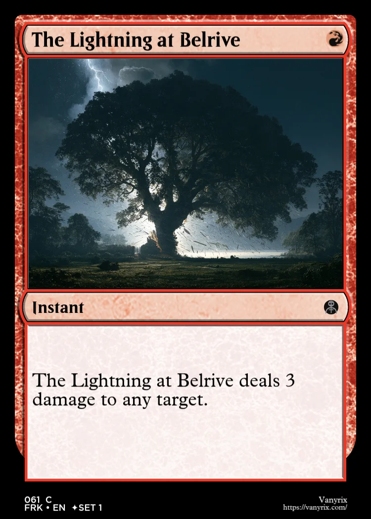 The Lightning at Belrive