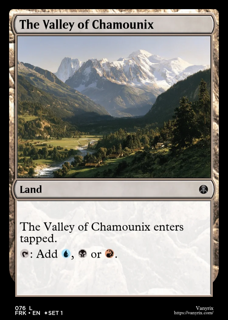 The Valley of Chamounix