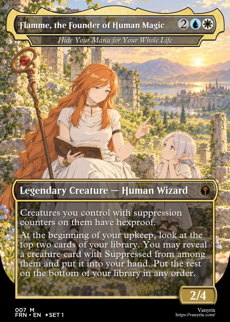 Flamme, the Founder of Human Magic