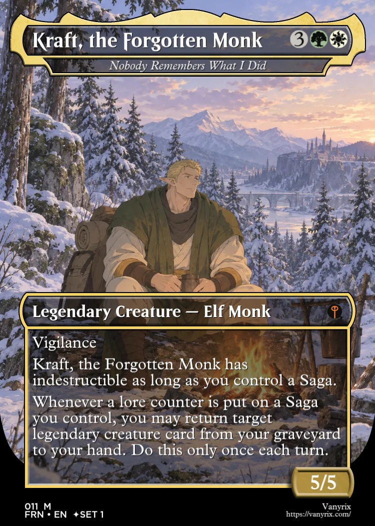 Kraft, the Forgotten Monk