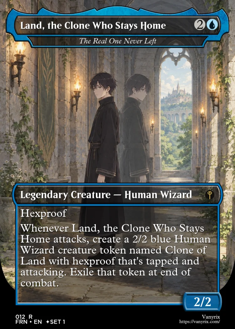 Land, the Clone Who Stays Home