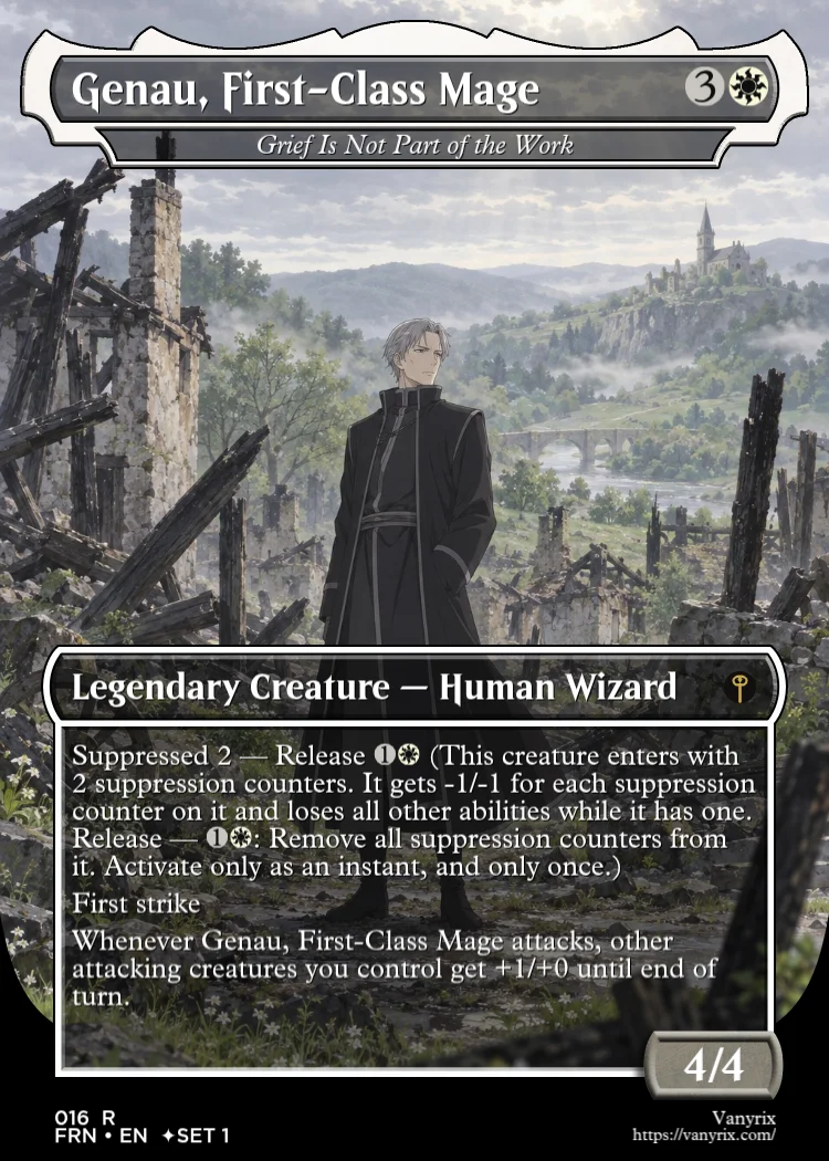 Genau, First-Class Mage