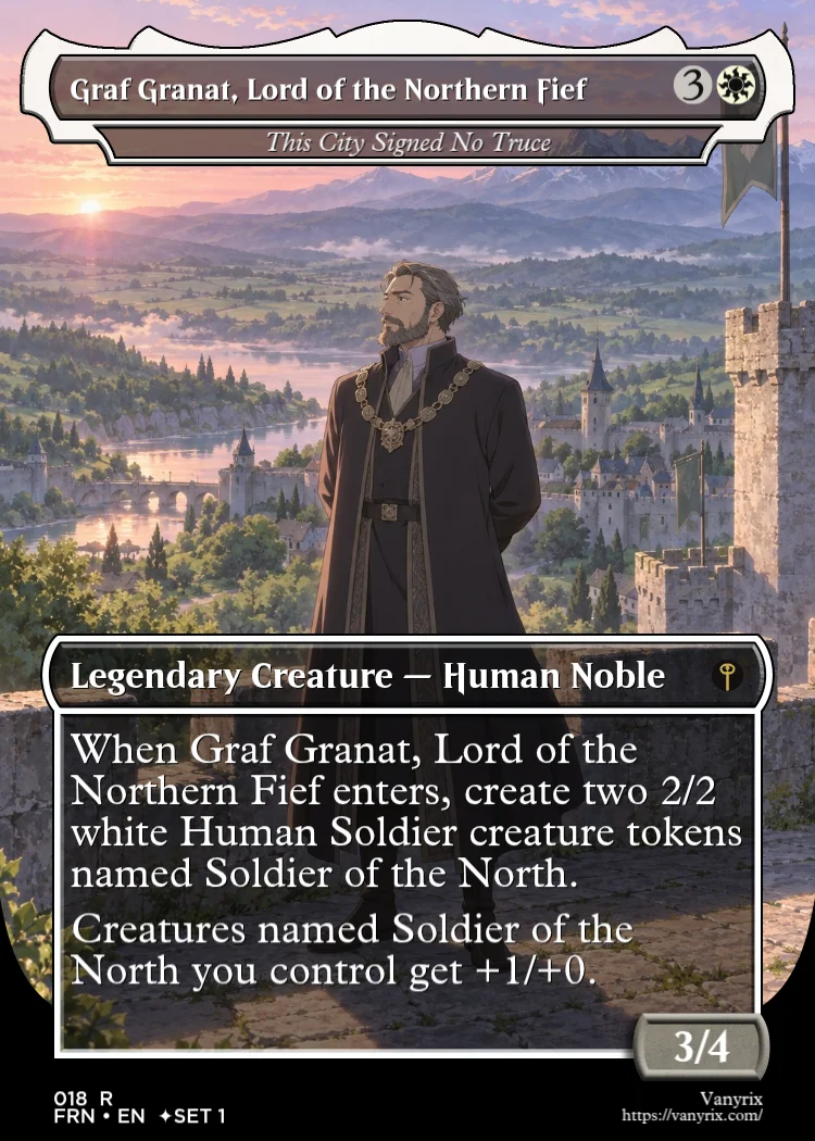 Graf Granat, Lord of the Northern Fief