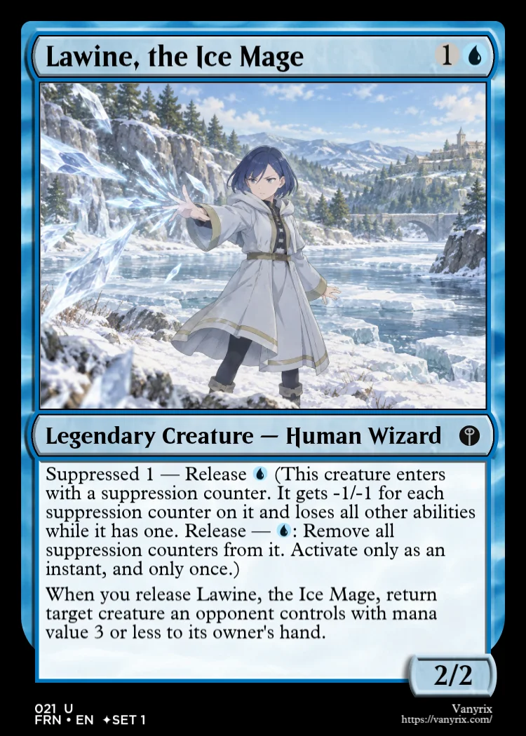 Lawine, the Ice Mage