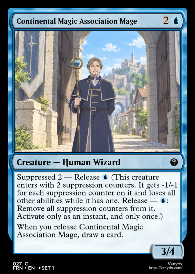 Continental Magic Association Mage
