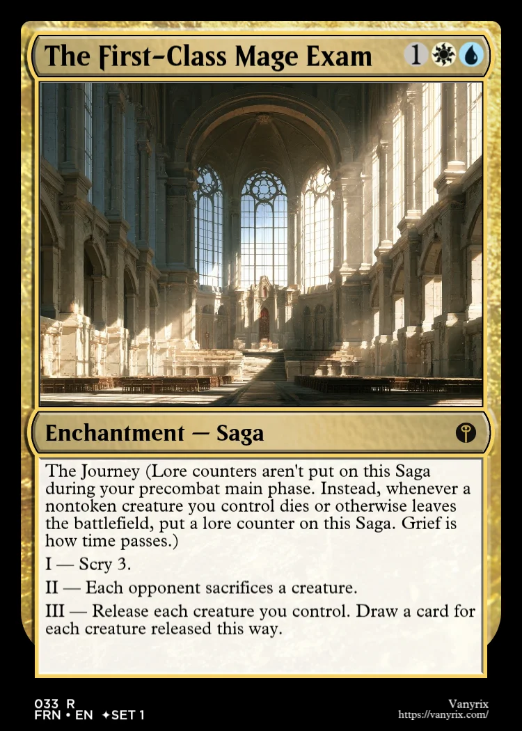 The First-Class Mage Exam