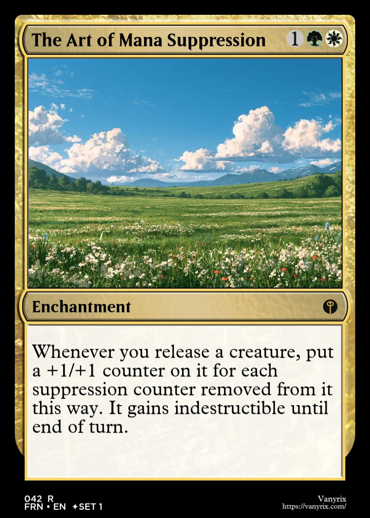 The Art of Mana Suppression