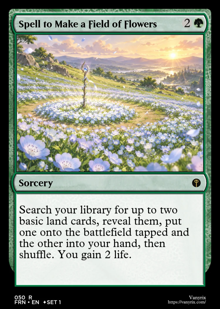 Spell to Make a Field of Flowers