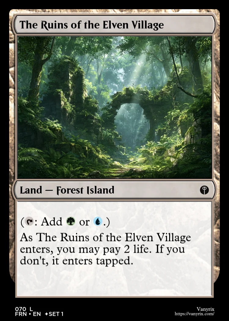 The Ruins of the Elven Village