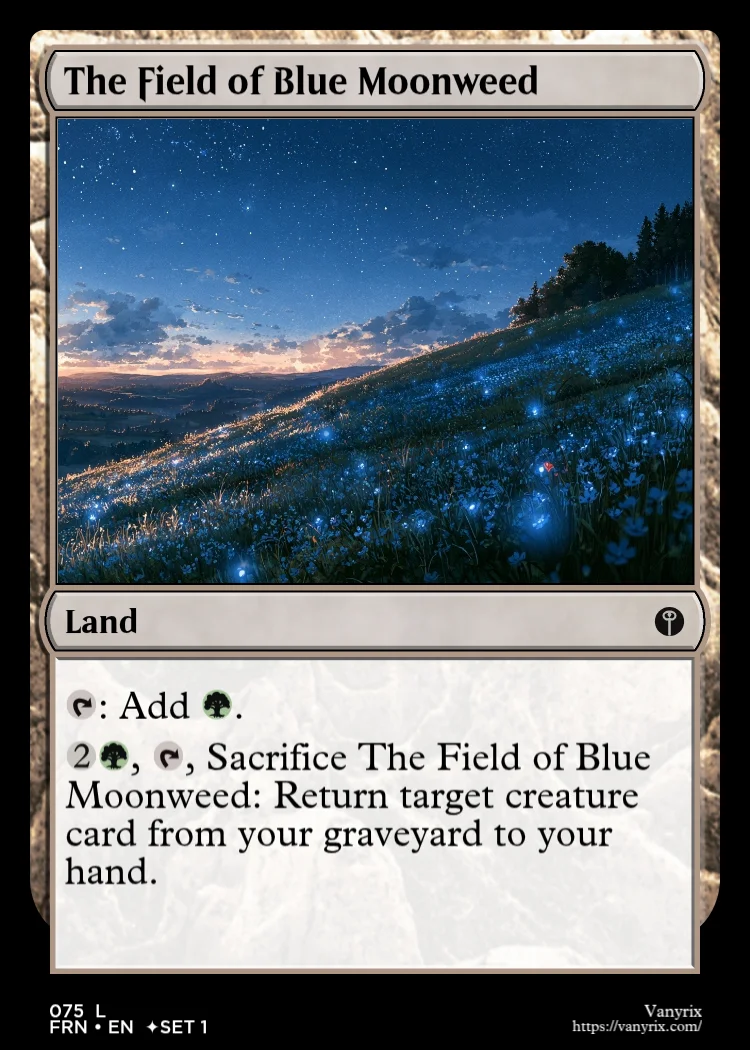The Field of Blue Moonweed