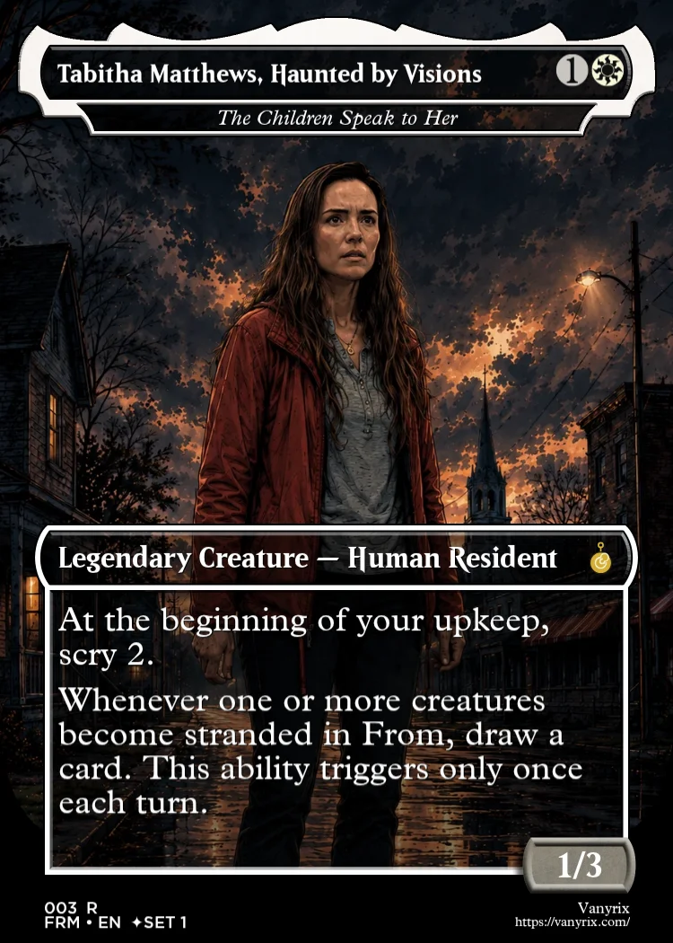 Tabitha Matthews, Haunted by Visions
