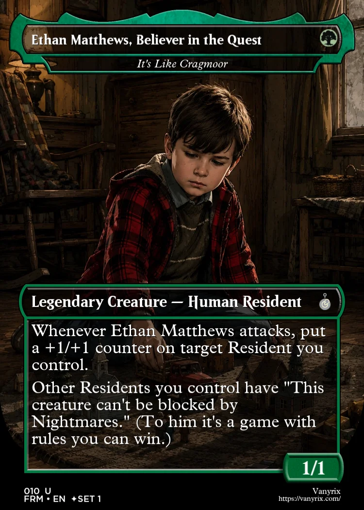 Ethan Matthews, Believer in the Quest