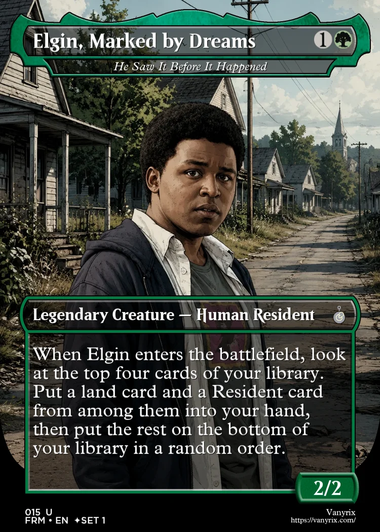 Elgin, Marked by Dreams