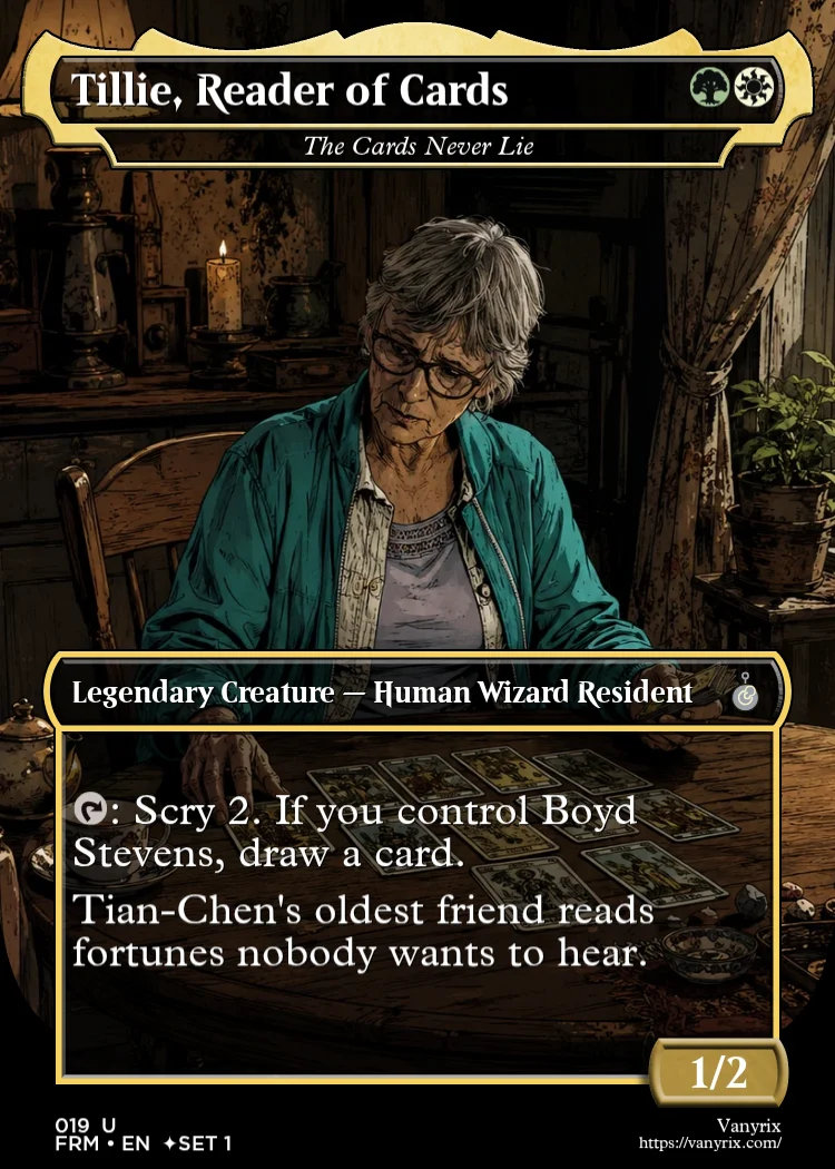Tillie, Reader of Cards