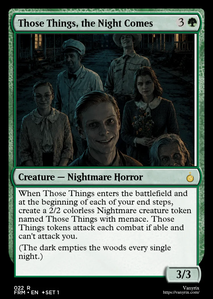 Those Things, the Night Comes