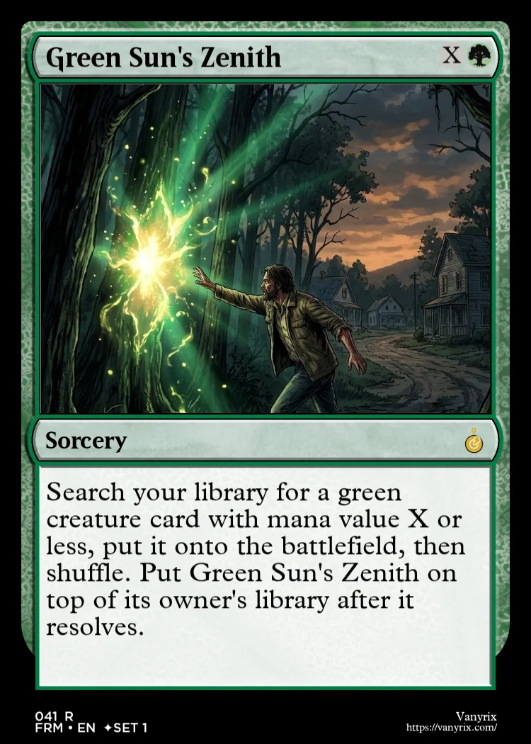 Green Sun's Zenith