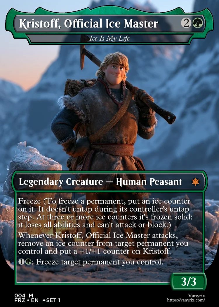Kristoff, Official Ice Master