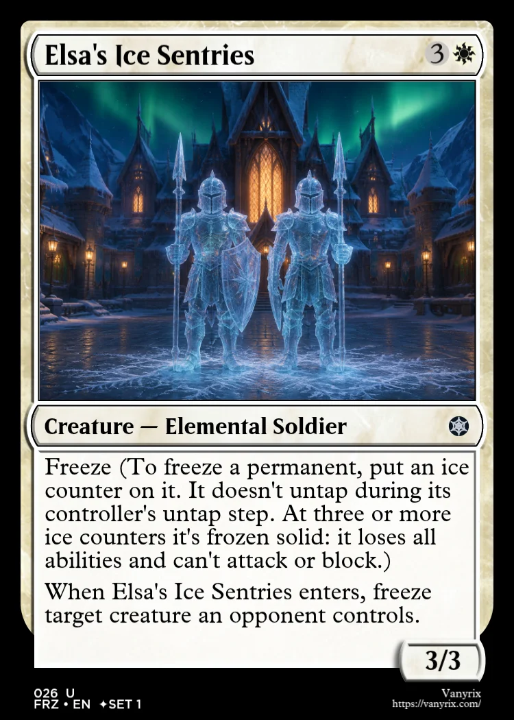 Elsa's Ice Sentries