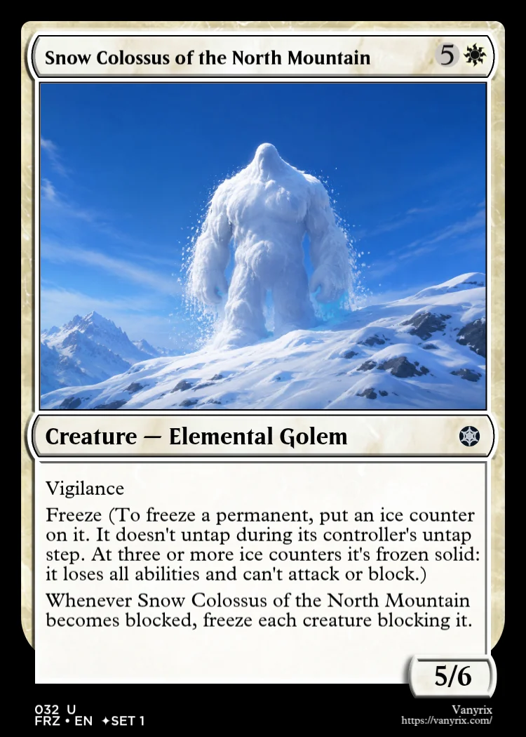 Snow Colossus of the North Mountain