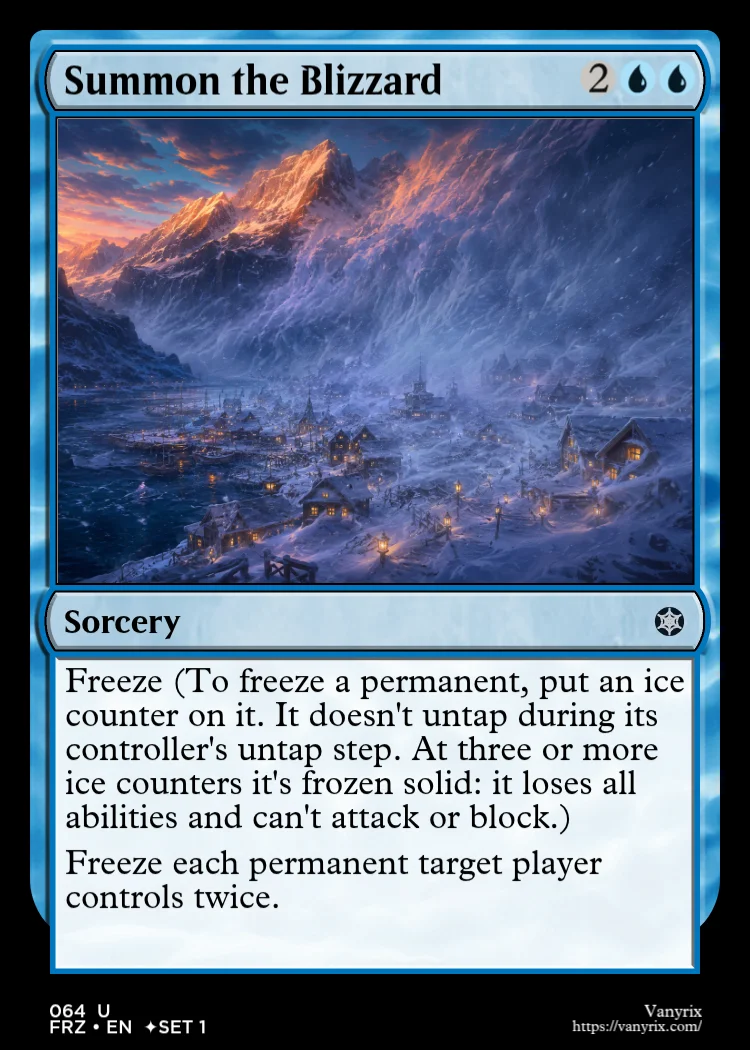 Summon the Blizzard