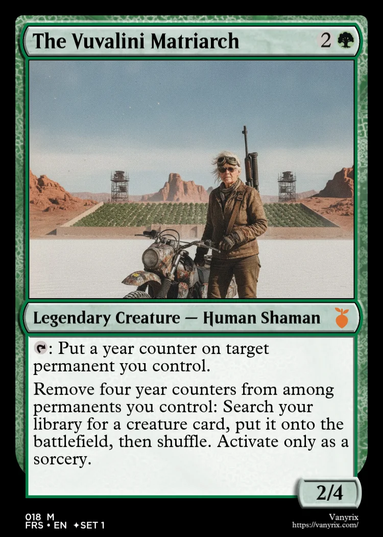 The Vuvalini Matriarch