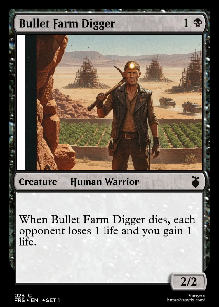 Bullet Farm Digger