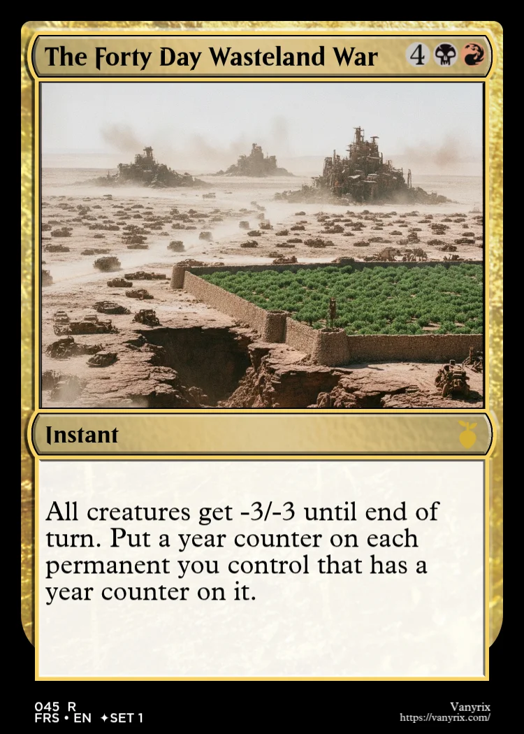 The Forty Day Wasteland War