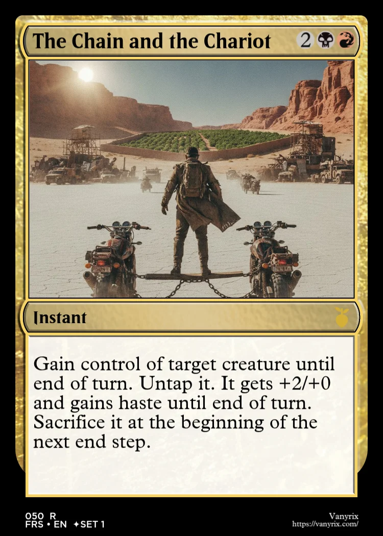 The Chain and the Chariot