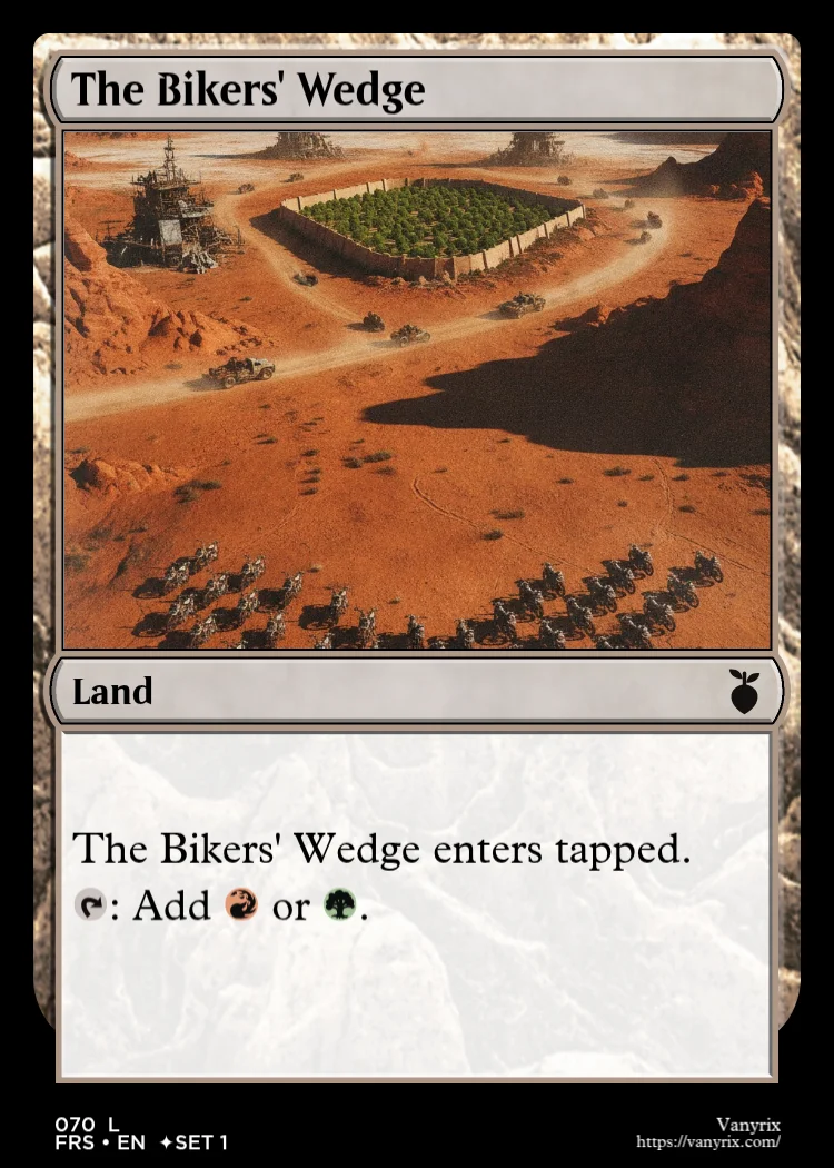 The Bikers' Wedge