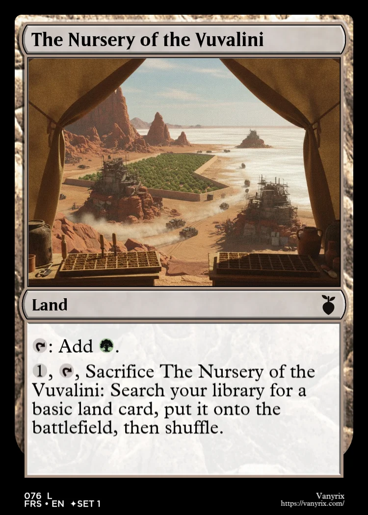 The Nursery of the Vuvalini